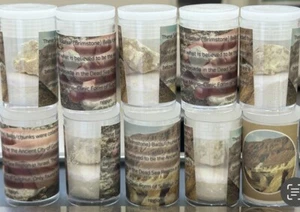 10 Piece x 10mm Authentic Sodom Gomorrah  Brimstone Sulfur Ball in Mini Display - Picture 1 of 4