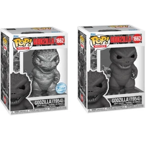 Godzilla: 70th Ed - Shin Godzilla 1954 + Metallic Pop! Vinyl Figure - 2 SET - Picture 1 of 3