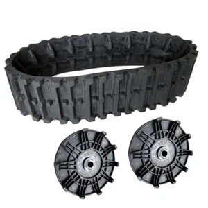 3pcs/kit Drive Wheel & Rubber Track Fit for Buggy Quad Go Kart ATV Snowmobile - Picture 1 of 7