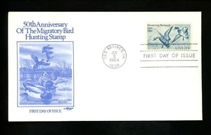 US FDC #2092 Artmaster R&R 1984 Des Moines IA Bird Hunting & Conservation ducks - Picture 1 of 3