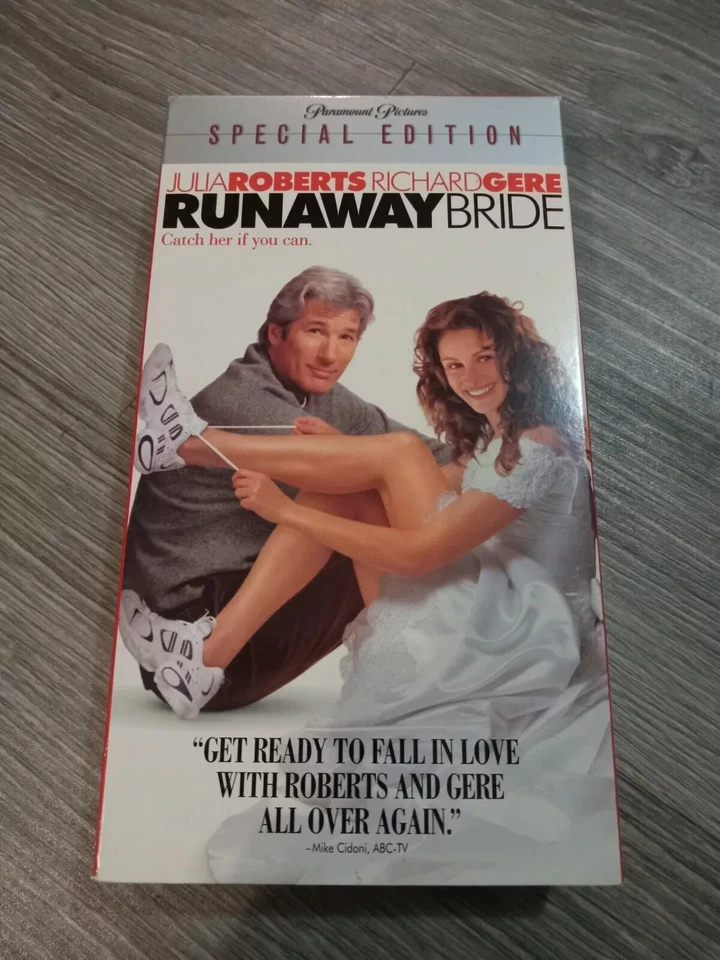 Runaway Bride - Julia Roberts Richard Gere Romance Family Vintage VHS - Imagem 1 de 1