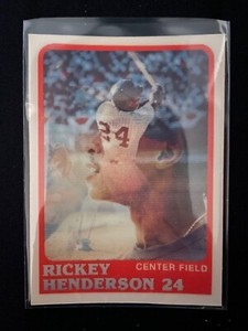 1988 Sportflics Rickey Henderson #11 Yankees!!!