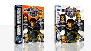 - Virtua Cop 2 Game Case Box + Cover Art Work Only - Bild 1 von 2