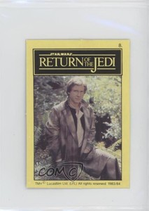 1983 Monty Fabrieken Return of the Jedi Han Solo #8 0a4f