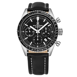 "Reloj cronógrafo automático Revue Thommen 17000.6537 ""Aviador"" correa de cuero - Imagen 1 de 6