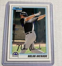 2010 Bowman #BP91- NOLAN ARENADO 1st Bowman Rookie RC Card.