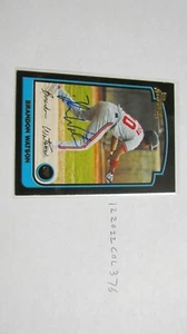 2003 Bowman Brandon Watson signed BASEBALL CARD - Picture 1 of 3