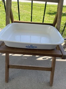 Corning Ware teglia da forno blu fiordaliso A-21 14 x 11 1/2,1/4 pollici - Foto 1 di 8