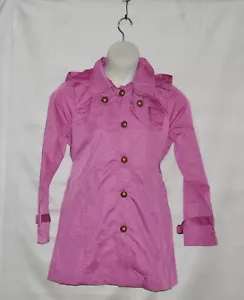 Joan Rivers Water Resistant Military Style Trenchcoat Gr. S Pink - Bild 1 von 2