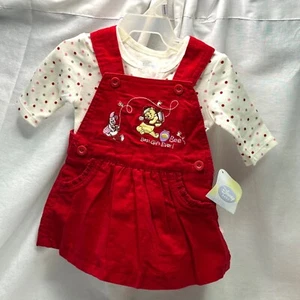 WDW Disney Bebé Winnie the Pooh Navidad Mimos Recién Nacido Vestido Jersey Conjunto Nuevo con Etiquetas - Imagen 1 de 12