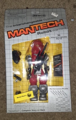 De colección 1983 Remco Mantech Robot Warriors SolarTech Nuevo Caja Sin Abrir SIN PERFORAR Foto 1 de 4