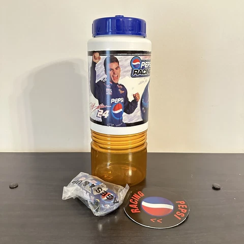 NASCAR Jeff Gordon #24 Pepsi bottle container w/ 1:64 Die-cast CAR NEW SEALED Cover