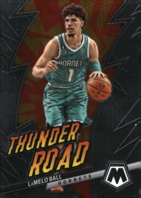 2022-23 Panini Mosaic #16 LaMelo Ball Thunder Road - Image 1 of 2