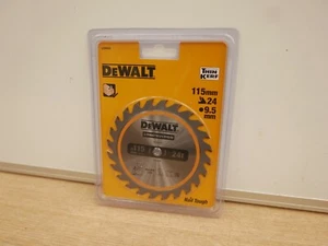DeWALT DT20420 115mm X 9.5mm BORE 24T TCT SAW BLADE FOR DCS571 18V TRIMSAW - Picture 1 of 1