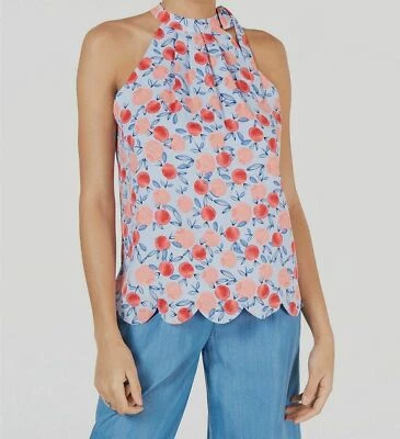 Maison Jules Top Tank Scalloped Floral Women Multicolor Sz XL NEW NWT 294 - Image 1 of 2