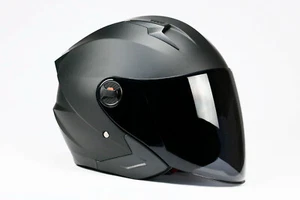 BNO Jet-9 Jethelm Langvisier Motorrad Roller Helm integr. Sonnenblende S M L XL - Bild 1 von 34