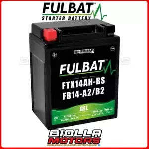 FB14-A2 BATTERIA FULBAT A GEL 12V 14AH MOTO SCOOTER QUAD CROSS YB14-A2 42550946 - Foto 1 di 5