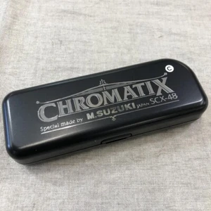 Suzuki SCX-48 Chromatix Series Harmonica C 12 Hole 48 sound Standard model case - Picture 1 of 10