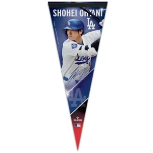 SHOHEI OHTANI #17 LOS ANGELES DODGERS ROLL UP BANDERÍN PREMIUM 12"x30" WINCRAFT - Imagen 1 de 1