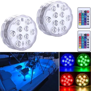 2 × Wireless Boat RGB Lights for Boat Deck Battery Operated Waterproof Led Light - Picture 1 of 1