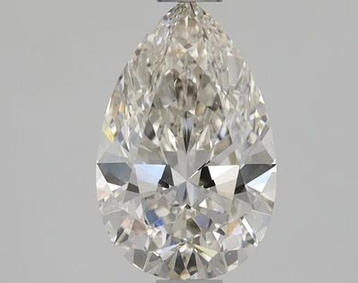Pear Cut 1.01 CT Certified GIA Natural Mined Diamond Loose H color VS1 clarity - Image 1 of 2