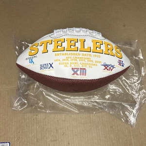 Pittsburgh Steelers volle Größe Football weißes Panel Logo Signatur Serie - Bild 1 von 17
