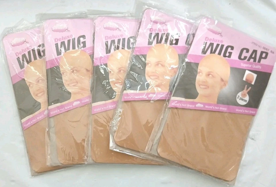 2X DREAM Deluxe Wig Cap 2 pc Item Number 0097 NA Natural Beige One Size Fits