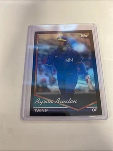 2024 Topps Archives Byron Buxton Black Foilboard #288 Minnesota Twins - Picture 1 of 2