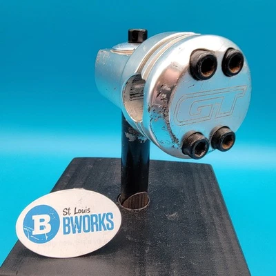 Vintage '97 GT Piston 1" (21.1mm) Quill Stem Silver Alloy Mid Old School BMX j20 - Image 1 of 4