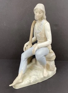 Vintage Troubadour Matte Porzellan Figur Tang Lladró Related Made in Spain - Bild 1 von 13