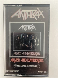 Anthrax Armed & Dangerous Cassette Tape Metal  - Picture 1 of 4