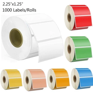 2.25x1.25 Direct Thermal Shipping Labels Name Tags 1000/Roll for Zebra & Elton - Picture 1 of 22