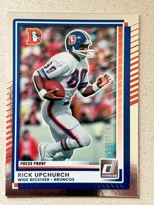 Rick Upchurch, 2025 Panini Donruss Football, Press Proof Silver 169/199 - Bild 1 von 2