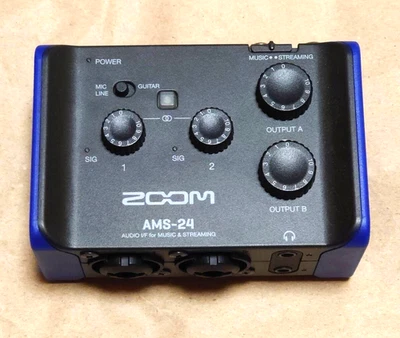 ZOOM AMS-24 USB-C Audio Interface - Image 1 of 3