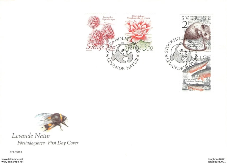 SWEDEN - FDC WWF 1985 /4535 - Image 1 of 1