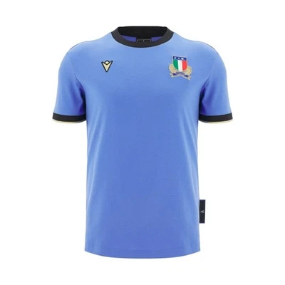 RUGBY ITALIE – MAILLOT LF COTON - MACRON - Saison 2025/26 - Photo 1/3