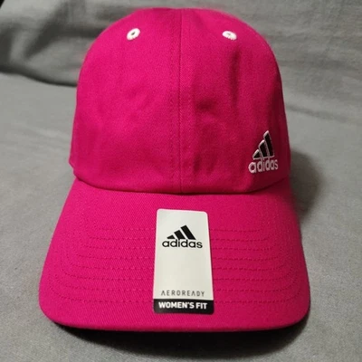 Mujer Adidas Rosa Gorra de Béisbol Gorra Ajustable Nueva Con Etiquetas Climalite Foto 1 de 4
