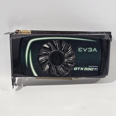 EVGA GeForce GTX 550 Ti 1G GPU Graphics Processing Unit Card UNTESTED AS IS - Image 1 of 4