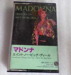 MADONNA Cassette Tape Dress You Up Ain't No Big Deal 1984 Japan PKD-7003 - Picture 1 of 6