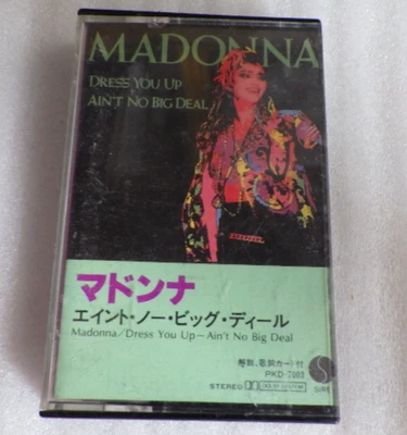 MADONNA Cassette Tape Dress You Up Ain't No Big Deal 1984 Japan PKD-7003 - Image 1 of 4