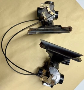 Porsche 914 Front Air Control Boxes Left & Right inc Cables & Windscreen Vents - Picture 1 of 16