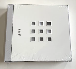 Nueva caja de almacenamiento IKEA LEKMAN 13" x 14,5" x 13" blanca 102,471,38 se adapta a Kallax - Imagen 1 de 5