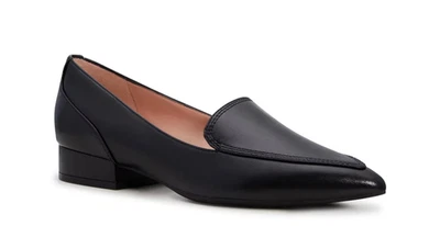 Zapatos Mocasines Cole Haan Vialetta Para Mujer Talla 10 Punta en Punta Cuero Negro Nuevos Foto 1 de 4