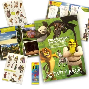 Offizielles Dreamworks Aktivitätspaket für Kinder aus der Ausstellungsware - Bild 1 von 2