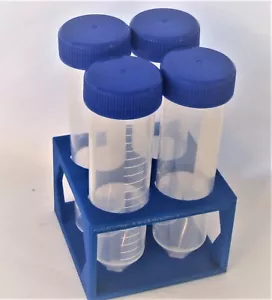 Set of 4 15/50ml 18/30mm Jumbo Centrifuge Test Tube w Stand Rack Science Kit - Picture 1 of 4