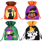  Halloween Decorations Haloween Treat Bags Baggies for Candy Drawstring