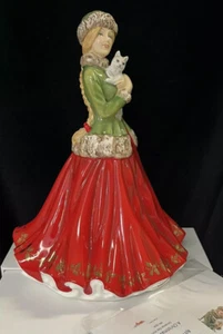Royal Doulton “A Christmas Treat” Figurine *NIB* -Auth. Dealer Inventory-Lovely! - Picture 1 of 6