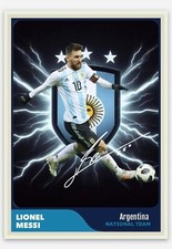 Lionel Messi Argentina National Team Custom Soccer ACEO Card