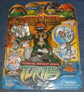 2004 * AIR NINJA MIKE MICHAELANGELO (MOC) * TEENAGE MUTANT NINJA TURTLES TMNT - Picture 1 of 6