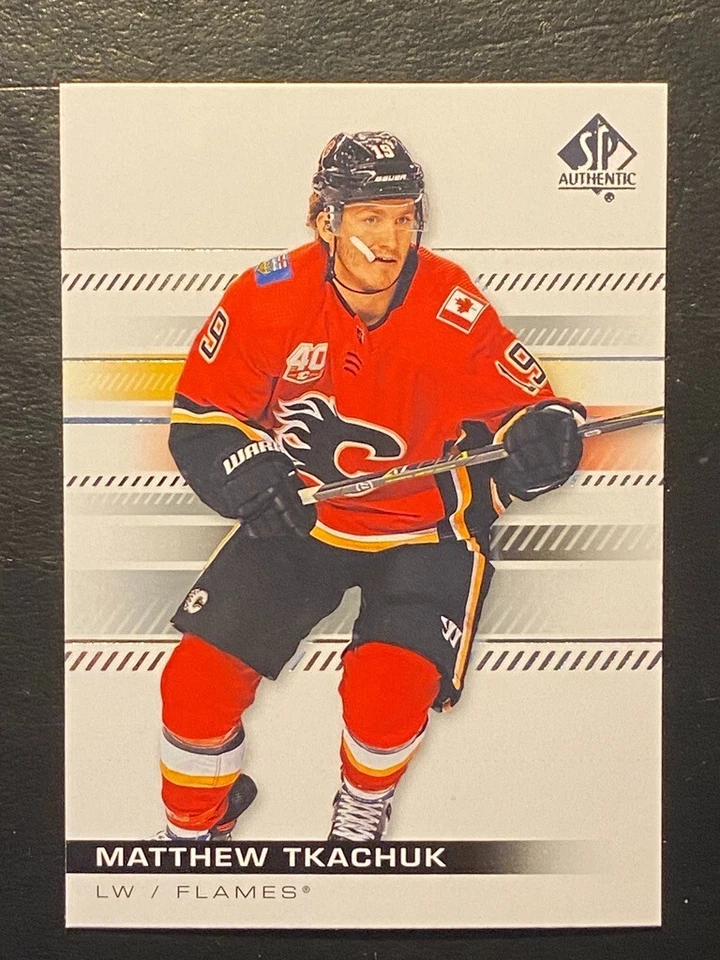 Matthew Tkachuk 2019-20 Upper Deck SP Authentic #74 Calgary Flames - Image 1 of 2
